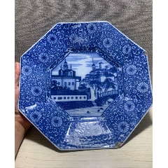 清代中期青花香炉_青花瓷_缘古斋斋【7788旧书网】