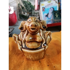 狮子佛酒壶_彩陶_海龙王【7788旧书网】