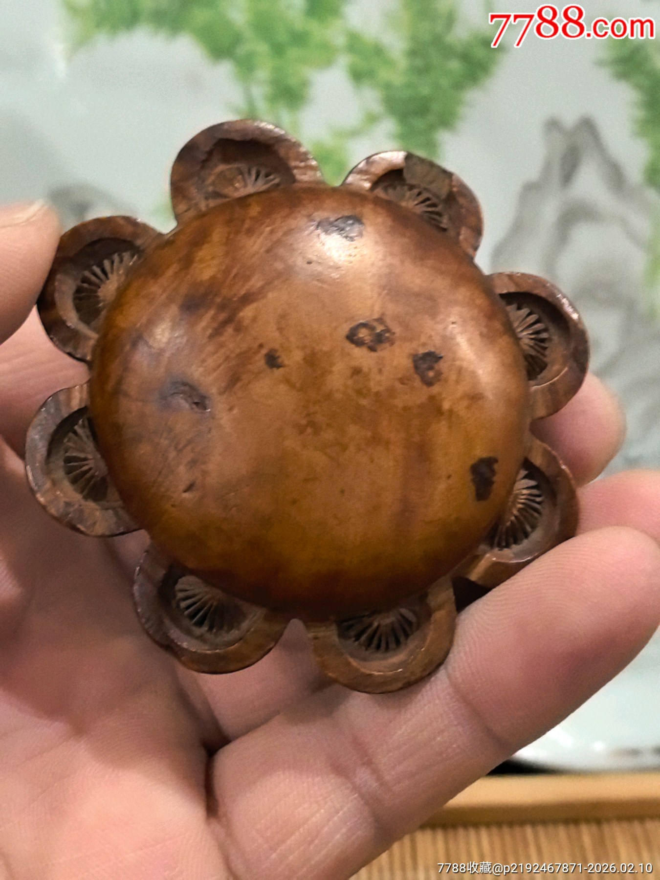 清代黄杨木君子佩_木盘/木盛具_图片价格_收藏鉴别_7788紫砂壶