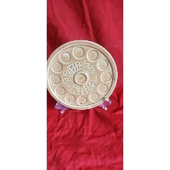 清代黄绿釉开片笔洗_黄釉瓷_连心桥【7788旧书网】