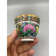 清晚期同治粉彩五子夺魁印泥盒-彩绘瓷/彩瓷-7788旧书网