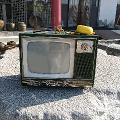 1970年代怀旧收藏古董老式松下National便携小型微型黑白电视机_电视机_
