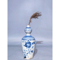 古玩旧藏清代康熙青花人物罐-青花瓷-7788红宝书
