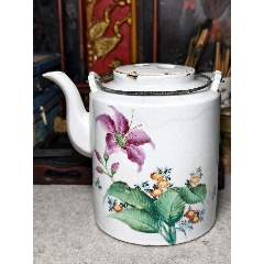 景德镇釉上彩/粉彩/仕女游园瓶_旧瓷器_怀旧时光古玩店【7788红宝书】