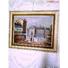 手绘厚布面油画《建国初期的毛泽东肖像》_油画原画_老虎头古玩店铺