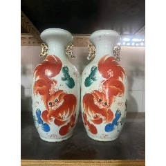 晚清同治粉彩贡盘清粉彩瓷器_旧瓷器_九龙盛世收藏【7788旧书网】