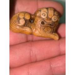 旧藏寿山石雕刻携童访友山水人物薄意印章_寿山石_年年红古玩商店【7788