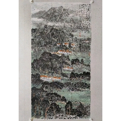 1895号卷轴国画写意人物钟馗引福归堂画心64×40cm作者:石僧_山水国画 1895号卷轴国画写意人物钟馗引福归堂画心64×40cm作者:石僧_山水国画