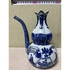 大清乾隆年制》款青花龙纹双耳大瓶-青花瓷-7788红宝书