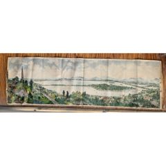 都锦生丝织画,杭州风景4条屏。精美少见品好少见-丝织画-7788红宝书 都锦生丝织画,杭州风景4条屏。精美少见品好少见-丝织画-7788红宝书