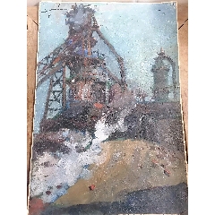 民国老油画《人物肖像》宽23厘米高30厘米_油画原画_马氏聚宝斋【7788