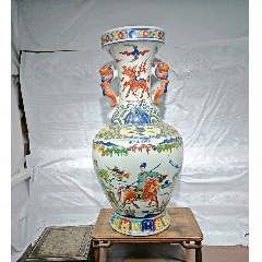 清末癸巳1893年余少泉浅绛彩人物粥罐盖缸_旧瓷器_丁一晚清民国瓷杂店