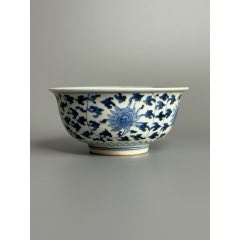 80年代景德镇青花玲珑龙纹折盘4个17.8cm_青花瓷_廊坊收藏【7788旧书网】