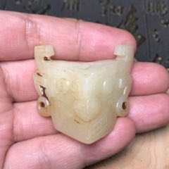 明清老玉和田玉四龙玉佩_和田玉_藏珍古玩【7788红宝书】