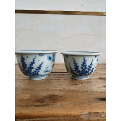 明代民窑“福寿康宁”款神兽青花笔筒_青花瓷_青青文化阁【7788旧书网】