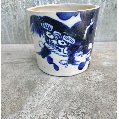 清代青花香炉_青花瓷_拾珍轩【7788旧书网】