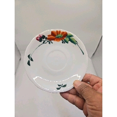 景德镇粉彩/釉上彩/万寿无疆盖杯_旧瓷器_怀旧时光古玩店【7788红宝书】