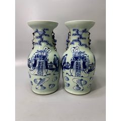 A06446-清康熙青花花卉大碗_青花瓷_沐轩阁【7788旧书网】