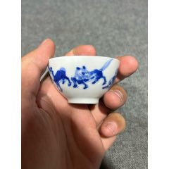 清乾隆青花釉里红喜上眉梢盘_青花瓷_换藏交友【7788旧书网】