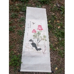 赵佶绢本立轴（听琴图）_花鸟国画原作_古韵文房馆【7788红宝书】