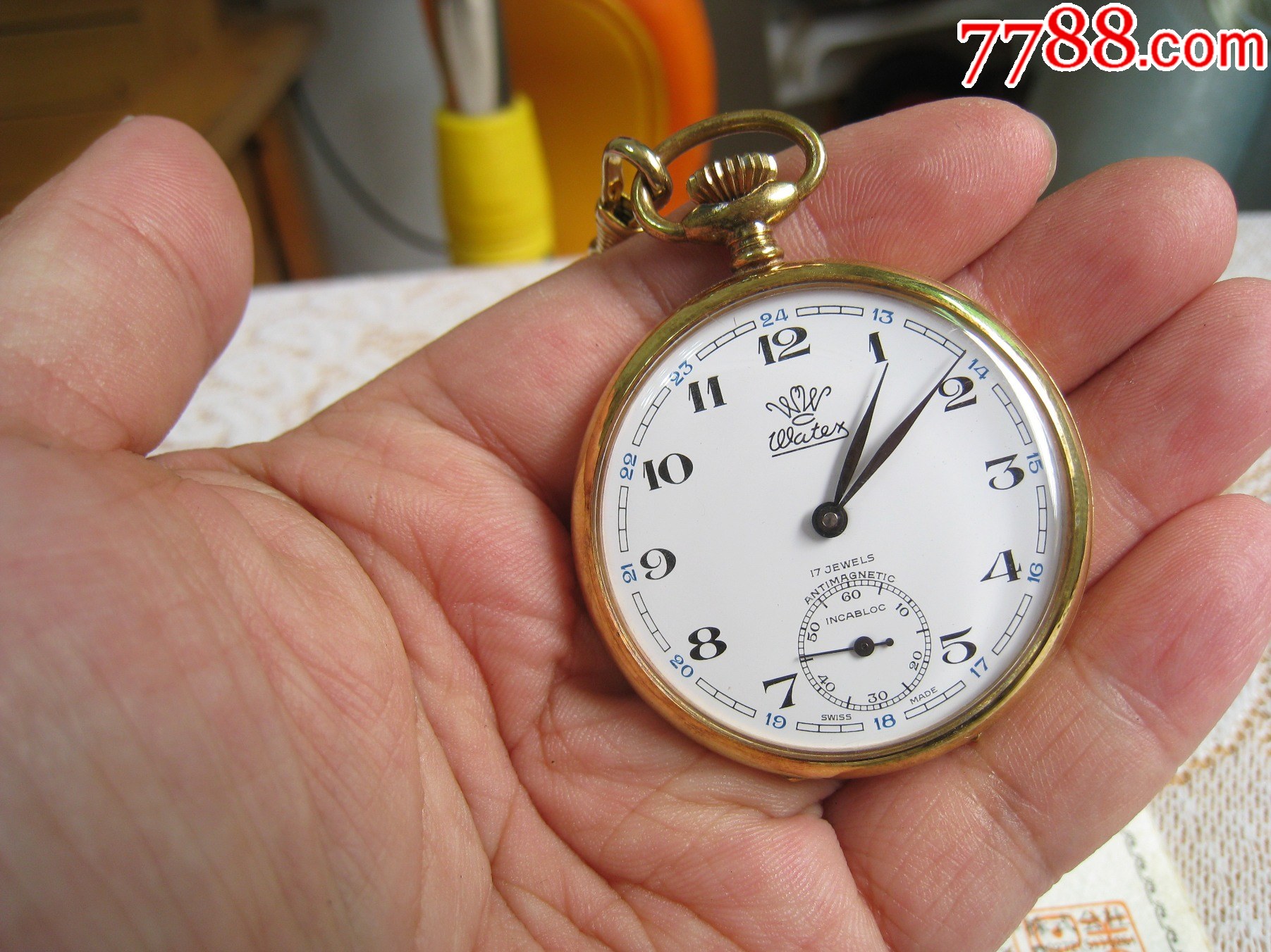 瓦特6497包金瑞士懷表【手動機械】男好品_價格360元_第3張_