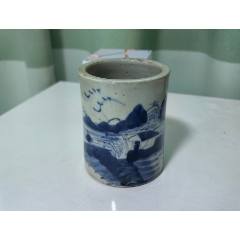 清代青花缠枝莲老油灯_青花瓷_种类图片_收藏价格_7788茶具