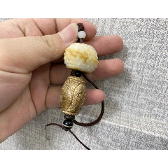 古玉老玉珠子坠_和田玉_图片价格_收藏价值_7788钢笔收藏