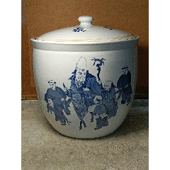 清康熙青花斗笠碗_青花瓷_复真文玩商店【7788旧书网】