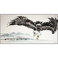八大山人纸本立轴（猫戏双鱼图）_花鸟国画原作_古韵文房馆【7788旧书网】