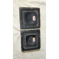 753号平板雕八卦老端砚18/11/2.8cm。-端砚-7788老唱片