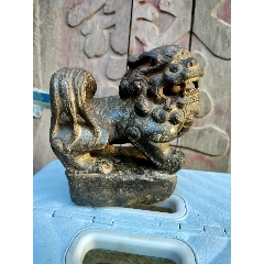 清代青石古石雕潮州石狮子_石狮/石雕塑_聚古堂古石雕杂项【7788旧书网】