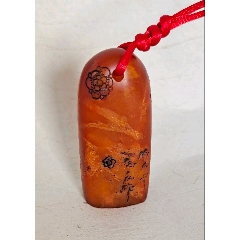 高8长6宽4厘米，老寿山石雕观音，请看图，小瑕疵，包邮_寿山石_木雕