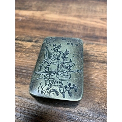 民国，北京福庆祥诗文铜墨盒。128_墨盒/墨床_居宝斋【7788旧书网】