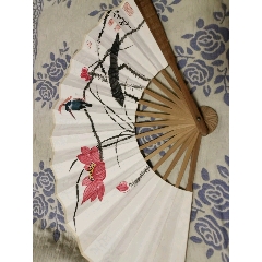 鹌鹑芭蕉纯手绘水墨书画李苦禅画心尺寸45*68_花鸟国画原作_珍品书画苑