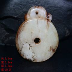 和田玉白玉如意福寿仙童玉牌_和田玉_图片价格_收藏价值_7788落地钟收藏
