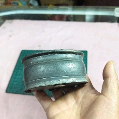 老钧瓷开片冰裂纹寿桃水滴砚滴_水盂/砚滴_永一利【7788旧书网】