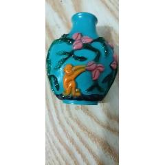 美品 鼻煙壺 和田玉 珍蔵品　新疆産ホータン玉（水墨色）鼻煙壺 Yahoo!オークション -「鼻煙壺」(その他) (東洋彫刻)の落札相場・落札