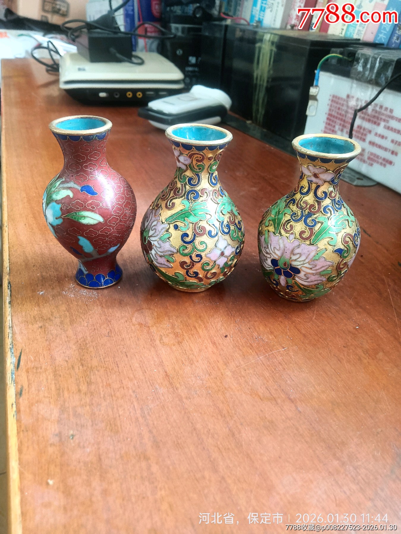 景泰蓝花瓶-景泰蓝/珐琅-7788搪瓷收藏