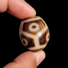 藏传四瓣莲花天珠-天珠-7788旧书网