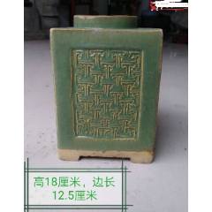 辽代绿釉盘_绿釉瓷_大漠古玩店【7788旧书网】