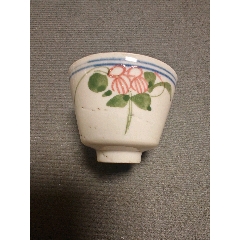 清雍正粉彩花卉盘_旧瓷器_青花瓷迷【7788文玩】