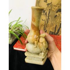 清代老寿山石白田黄印章【张照】款，尺寸2.5-2.2厘米重41.8克，包老保