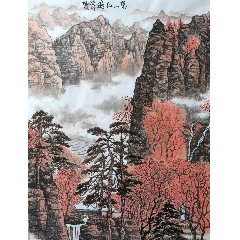 董邦达四尺绢本山水立轴。董邦达（1696－1769），清代官员、书画家。字