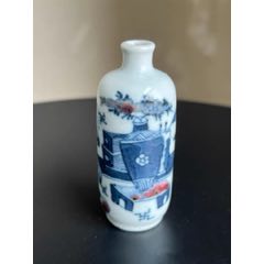 時代物　青花山水罐　青花　振出 小壺　中国古玩 唐物 染付青花 茶入 時代物 青花山水罐 青花 振出 小壺 中国古玩 唐物 染付青花 茶入 2026