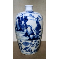 HB1857清中乾隆夔龙纹青花香炉_青花瓷_广东松古堂【7788旧书网】
