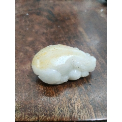 和田白玉貔貅手把件(se114275750)