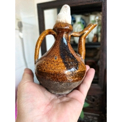 重錦焼 黄釉 赤龍文 水注 时代物 共箱 中国 古美術 收藏品 民间藏家收藏-珍宝推荐{乾隆黄釉洋彩描金大龙盘}-仅可私下细观-/详询