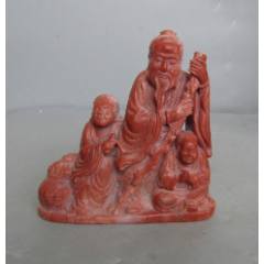 老货精品。篆刻家【友竹】作寿山石田黄石原石原色摆件_寿山石_文玩字画