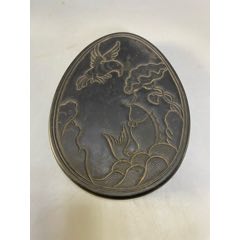 36寿山石　 田黄　蝉　置物　縁起物　手彫り　原石 寿山溪田石、田黄原石_其他石器_德润斋【7788旧书网】