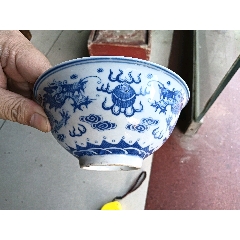 晚清民国青花「缠枝双喜」罐_青花瓷_玩古怡情【7788红宝书】
